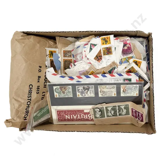 Box Quantity of Assorted Stamps