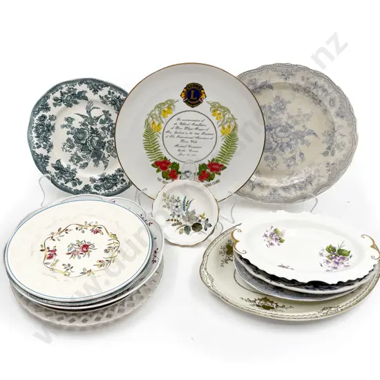Assorted Fancy China Plates
