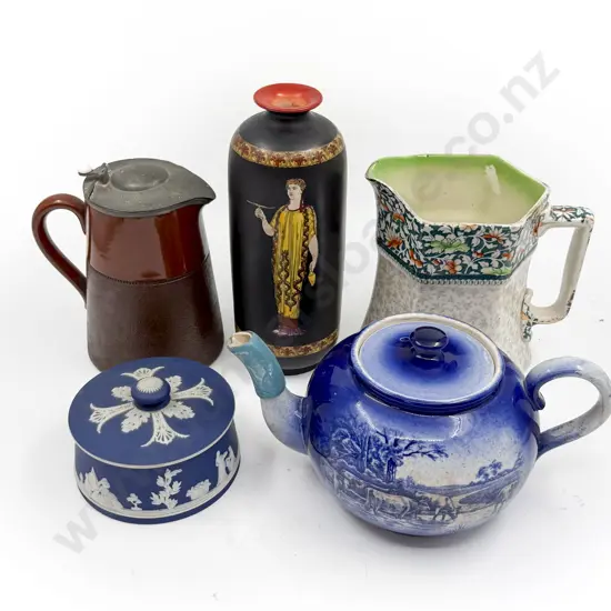 RD Victorian Jug and Four Others