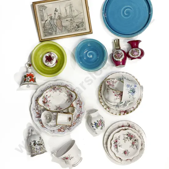 Box Quantity Tea China incl Royal Albert & Aynsley