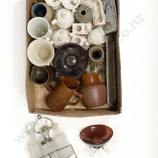 Quantity Assorted Vintage Jugs & Condiment Set