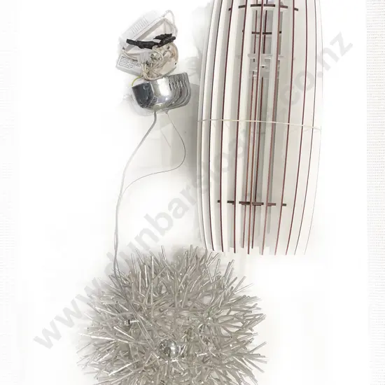 Two Modern Pendant Light Fittings