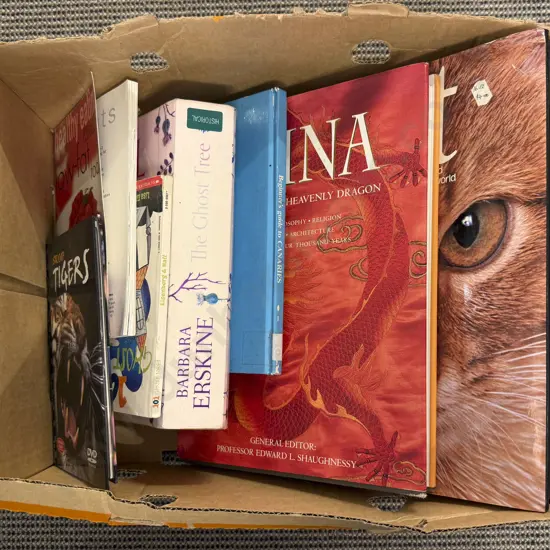 Box of Assorted Books