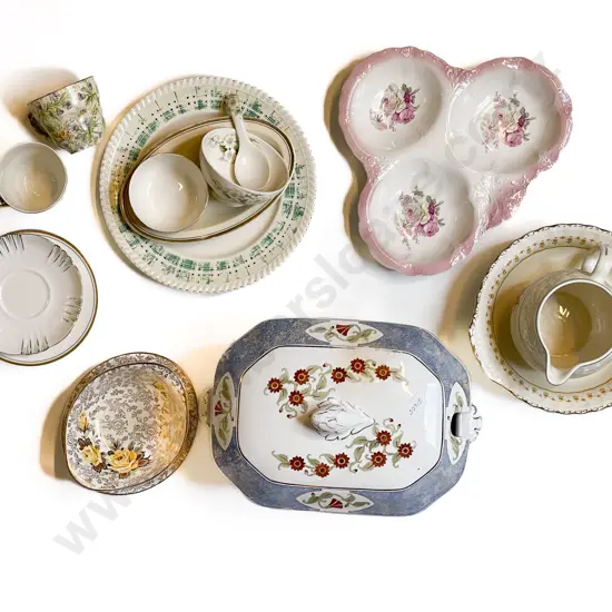 Bristol Ware Tureen & Other Mixed Vintage China