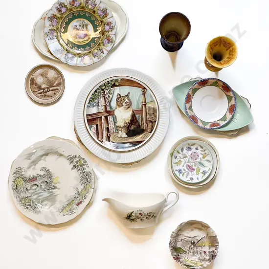 Box of Mixed Vintage China