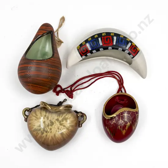 Four Mid C20th German Wall Pockets