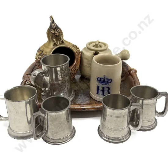 NZ Pottery Platter & Others