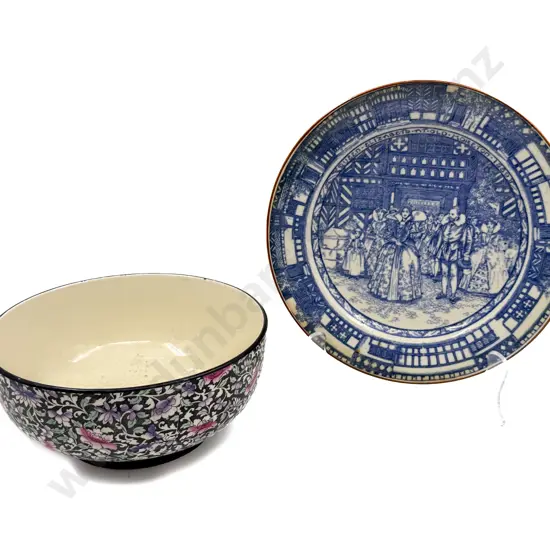 RD Plate & Fruit Bowl (A/F)