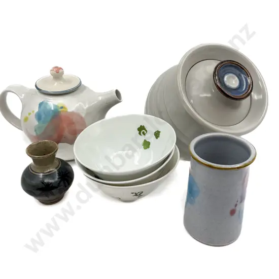 Paul Winspear Pottery Canister & Other