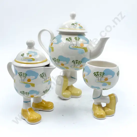 Carltonware Teapot Milk Jug & Sugar Bowl