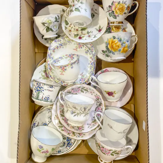 Fancy Cup Saucer & Plates