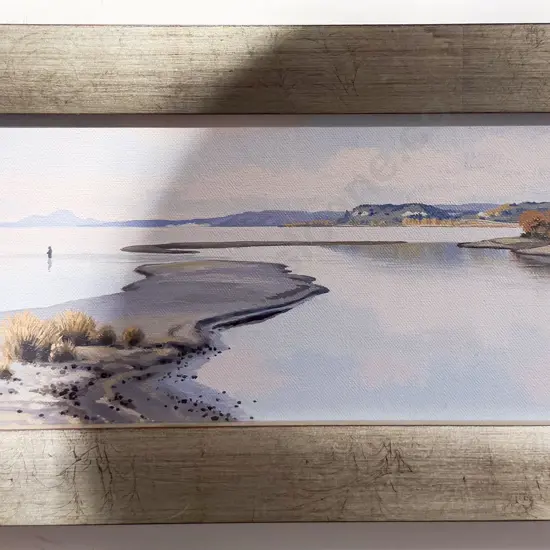 Val Raymond - Harbour Scene - Oil on Board