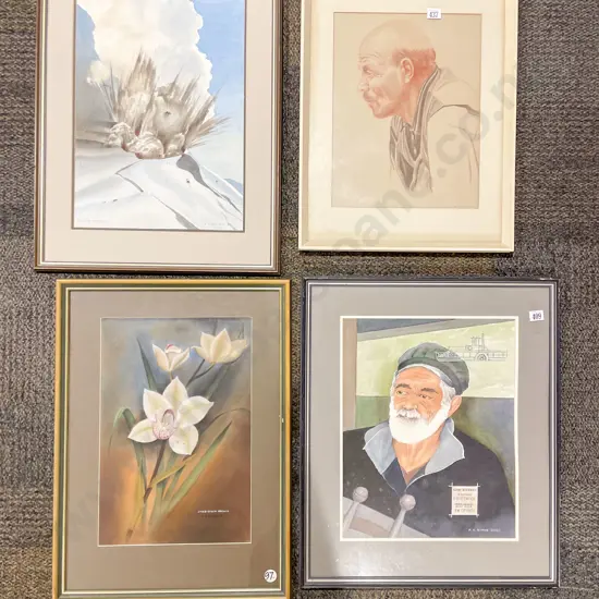Four Assorted Framed Artworks