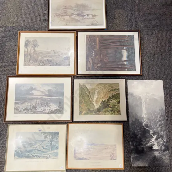 Seven Assorted Early NZ Prints