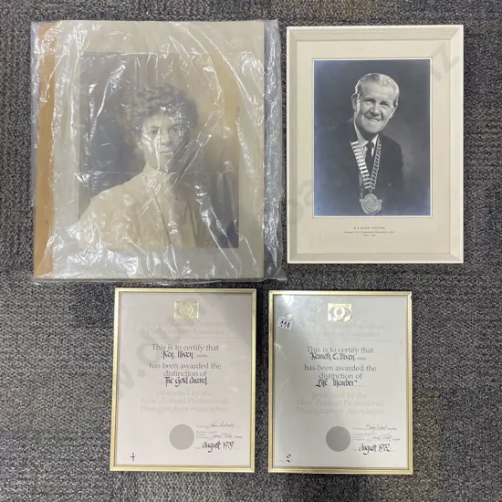 Four Kenneth Niven Assorted Memorabilia