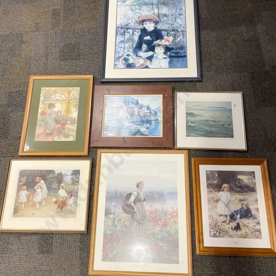 Seven Assorted Framed Artworks