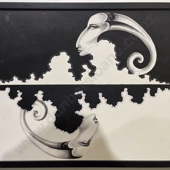 Lynne Wakem - Ying & Yang - Acrylic on Board