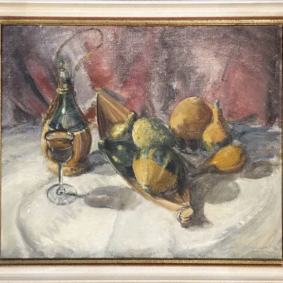 Kenneth Turner - Still Life - Oil on Board