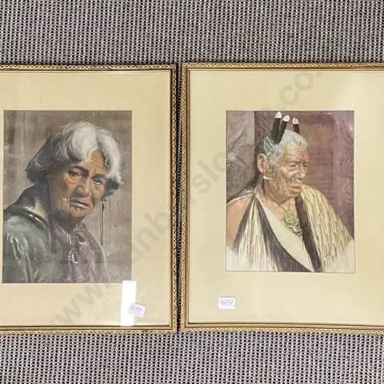 Four Framed C.F. Goldie Reproduction Prints