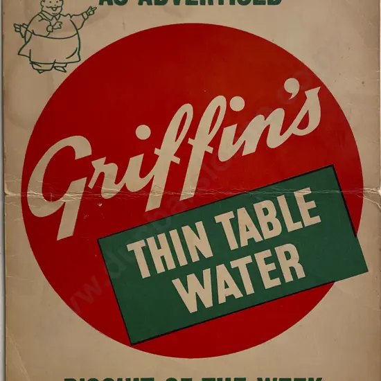 Vintage Griffin's Biscuit of the Week Advertisement