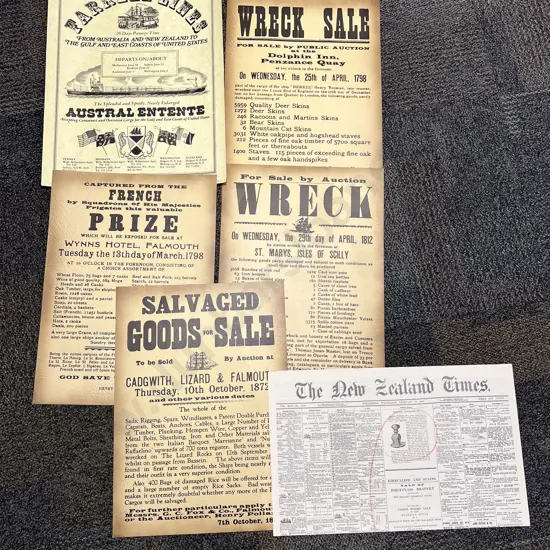 Assorted NZ Nautical Interest Posters & Memorabilia