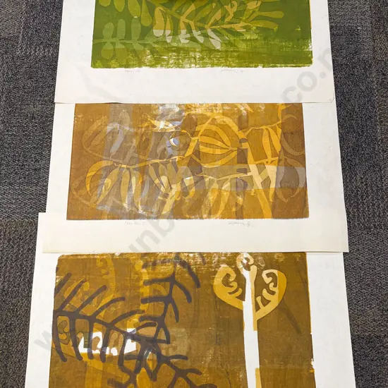 Three Unframed Les Finch Ltd Edition Prints