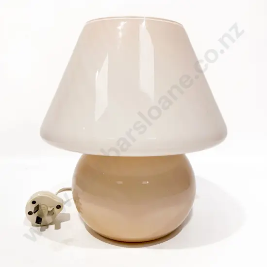 Italian Glass Table Lamp
