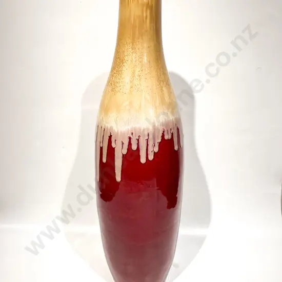Ceramic Long Stem Mantel Vase