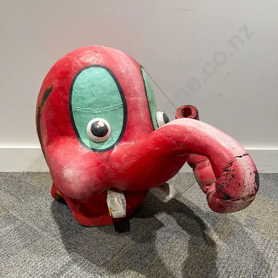 Moulded Latex & Rubber Parade Elephant Head