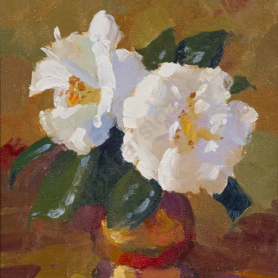 Ion Brown - White Camellias