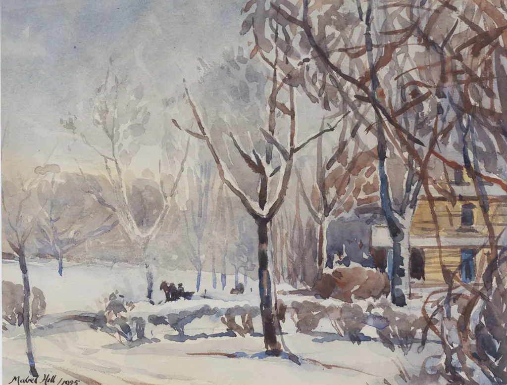 Mabel Hill - Snow in Rochester Minnesota Image 1++