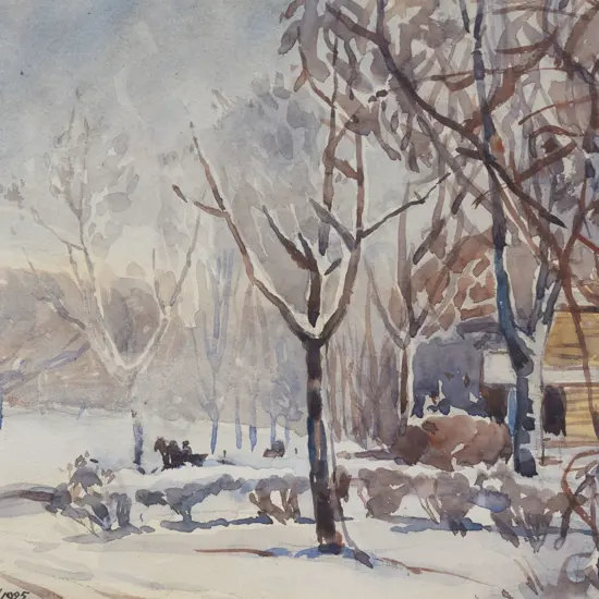 Mabel Hill - Snow in Rochester Minnesota