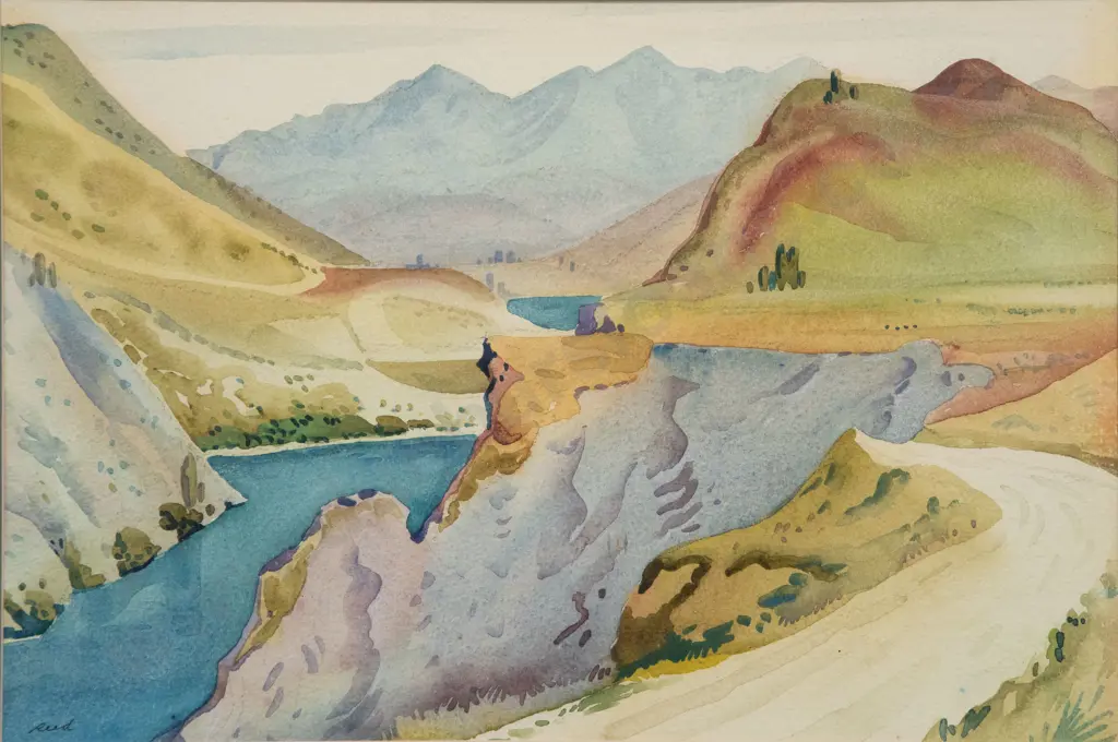 William James Reed (1908 - 1996) - Gorge Landscape Image 1++
