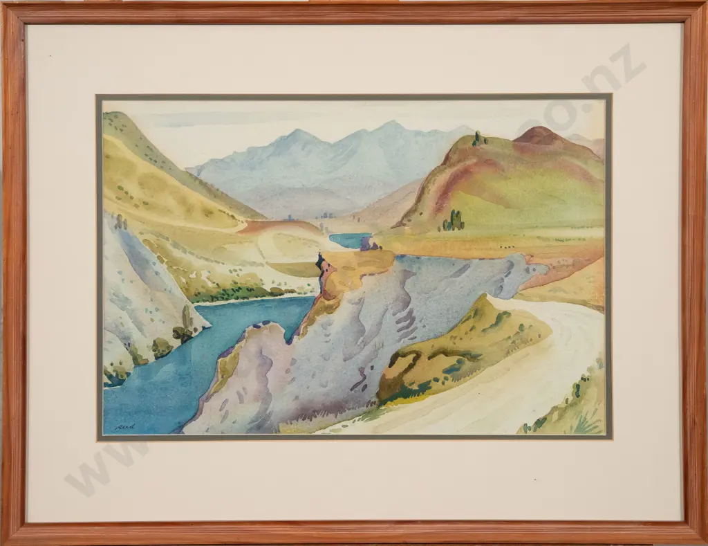 William James Reed (1908 - 1996) - Gorge Landscape Image 1++