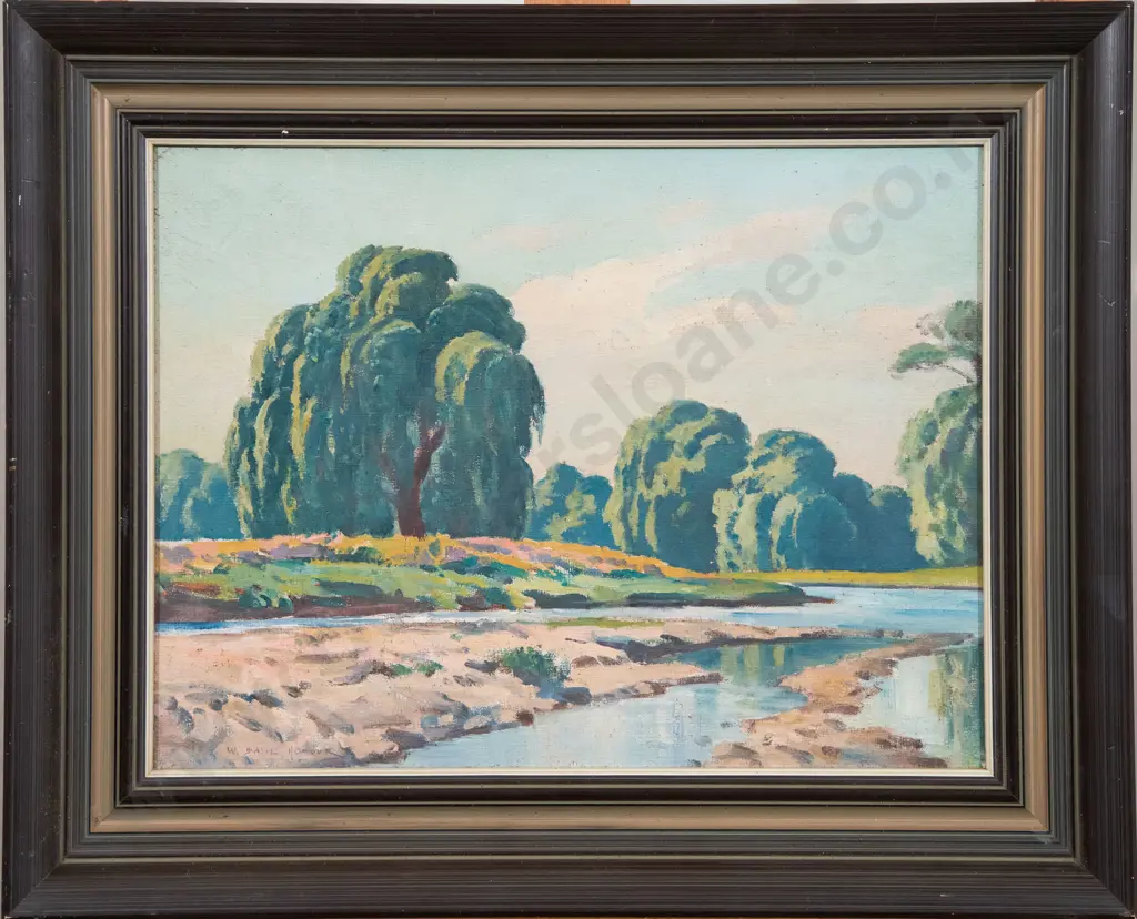 W. Basil Honour - Riwaka River Landscape Image 1++