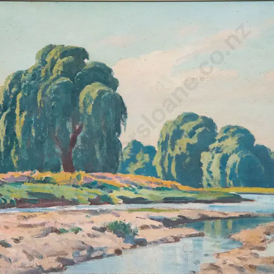 W. Basil Honour - Riwaka River Landscape