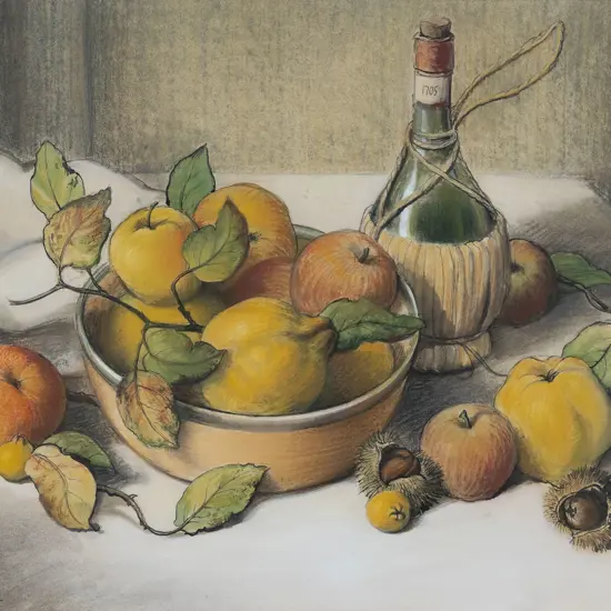 Elise Mourant - Still Life with Wine