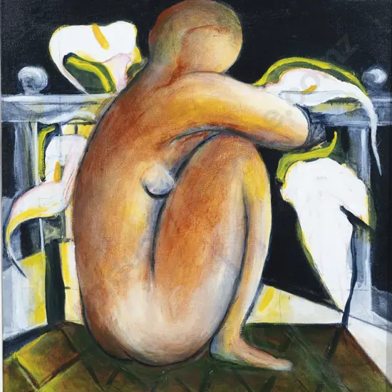 Patrick Williams - Woman & Lilies