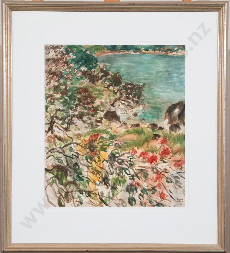 Richard Chrisp - Pohutukawa Above the Bay Image 1++
