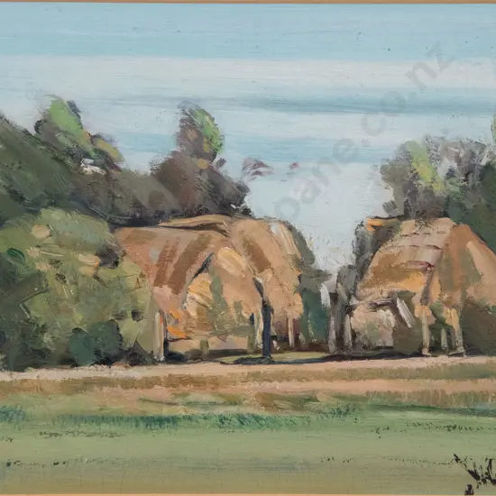 Unknown Artist - Canterbury Farm Landscape