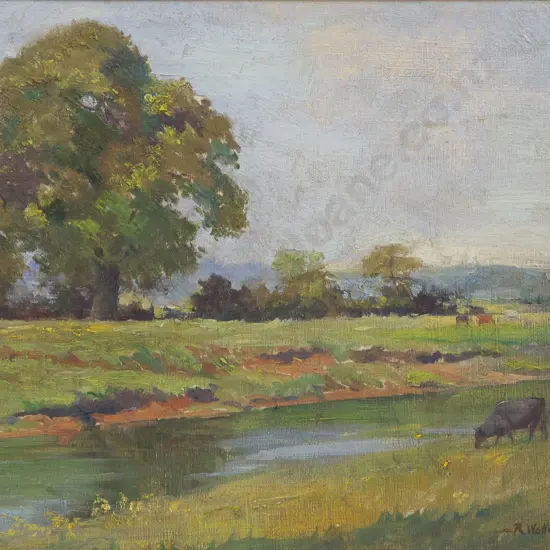 Richard Wallwork - River Through the Meadow