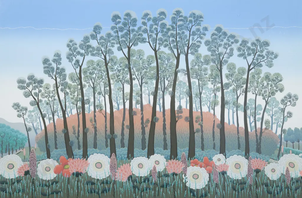 Ivan Rabuzin (Croatian 1921 - 2008) - Enchanted Woods Image 1++