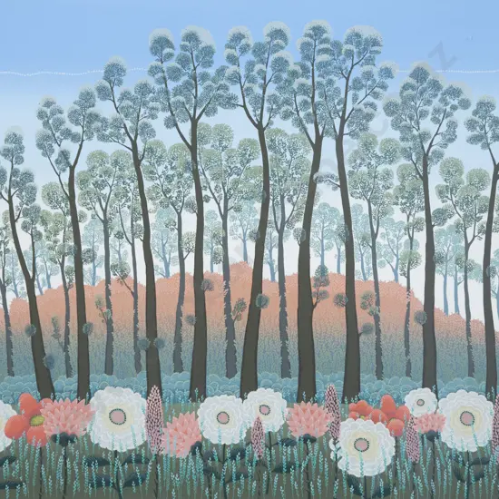 Ivan Rabuzin (Croatian 1921 - 2008) - Enchanted Woods