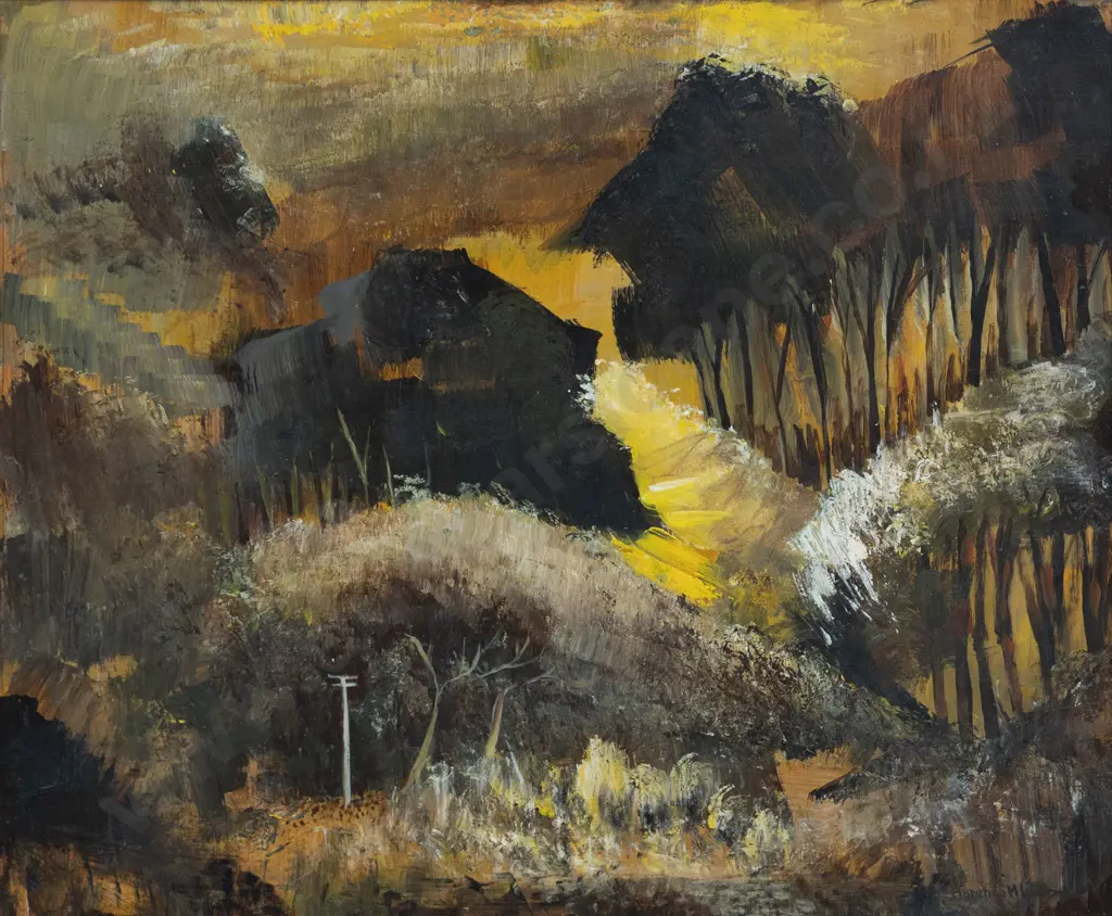 Florence Luxford - View from Fairlie Terrace - Wellington Image 1++