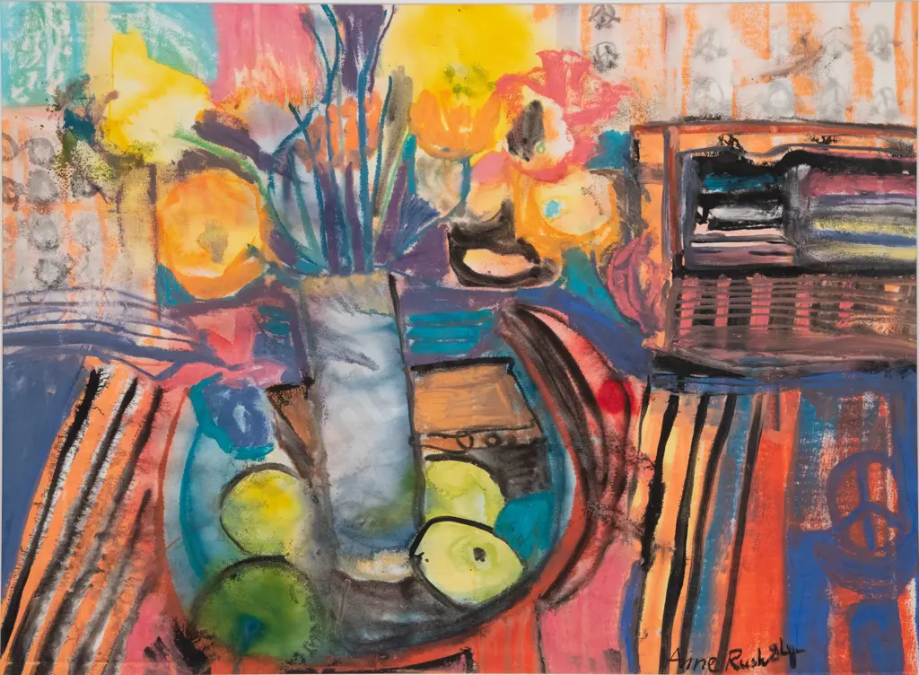 Anne Rush - Interior with Flowers Image 1++