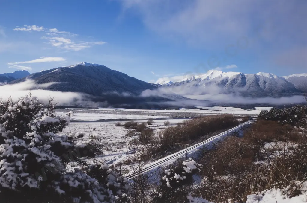 Peter Evans - Railway Line at Arthur's Pass Image 1++
