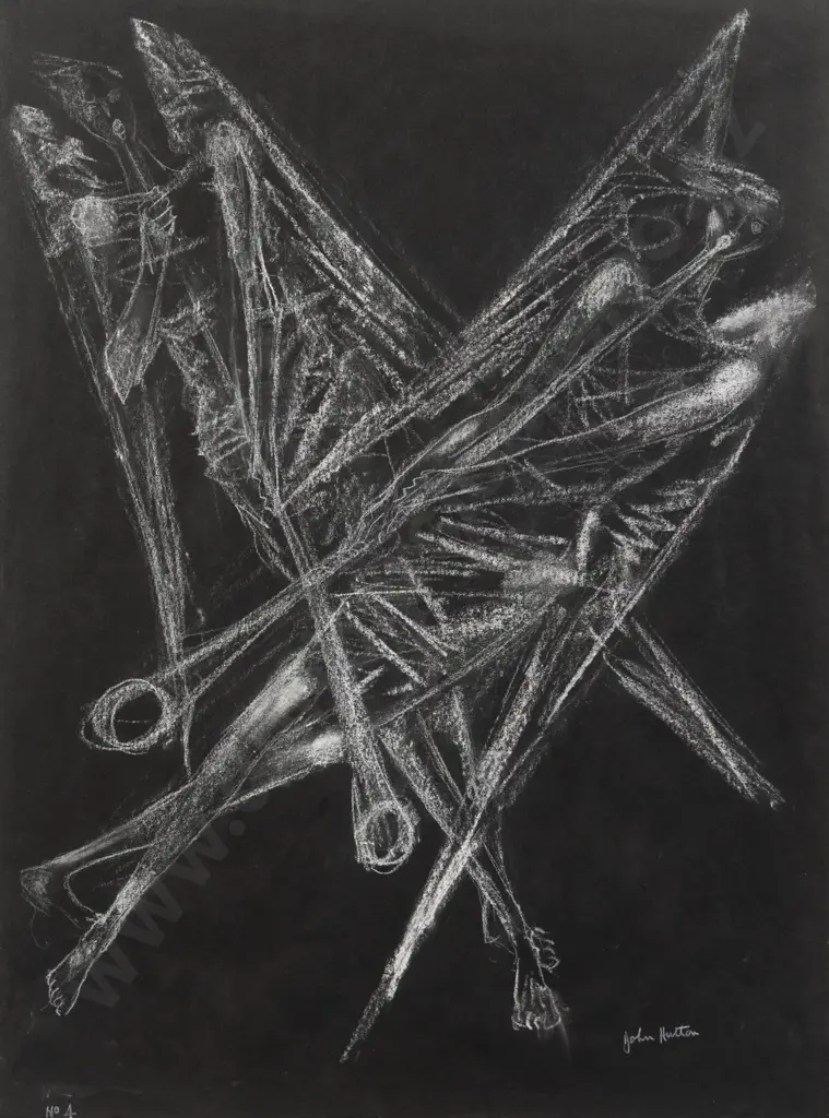 John Hutton - Study for Coventry Cathedral No 4 Image 1++