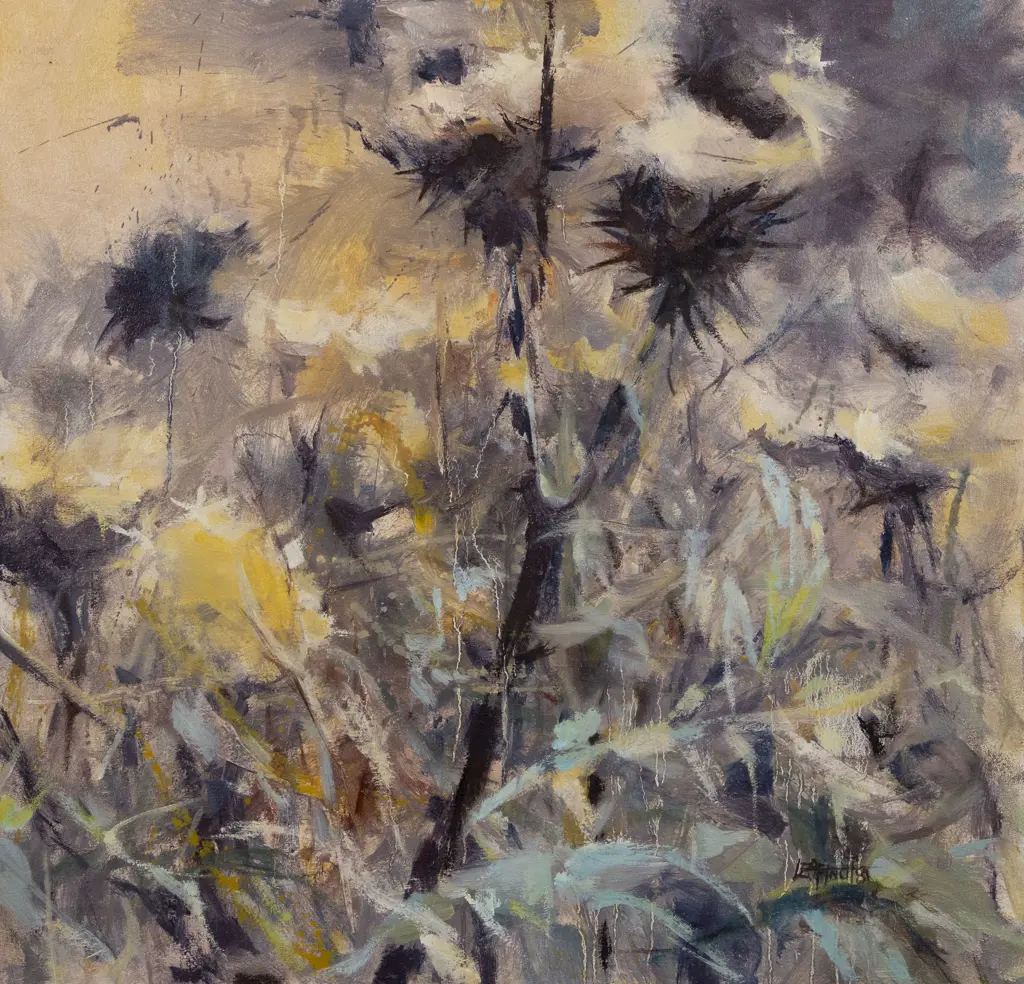 Les Finch (b 1940) - Cabbage Trees Image 1++