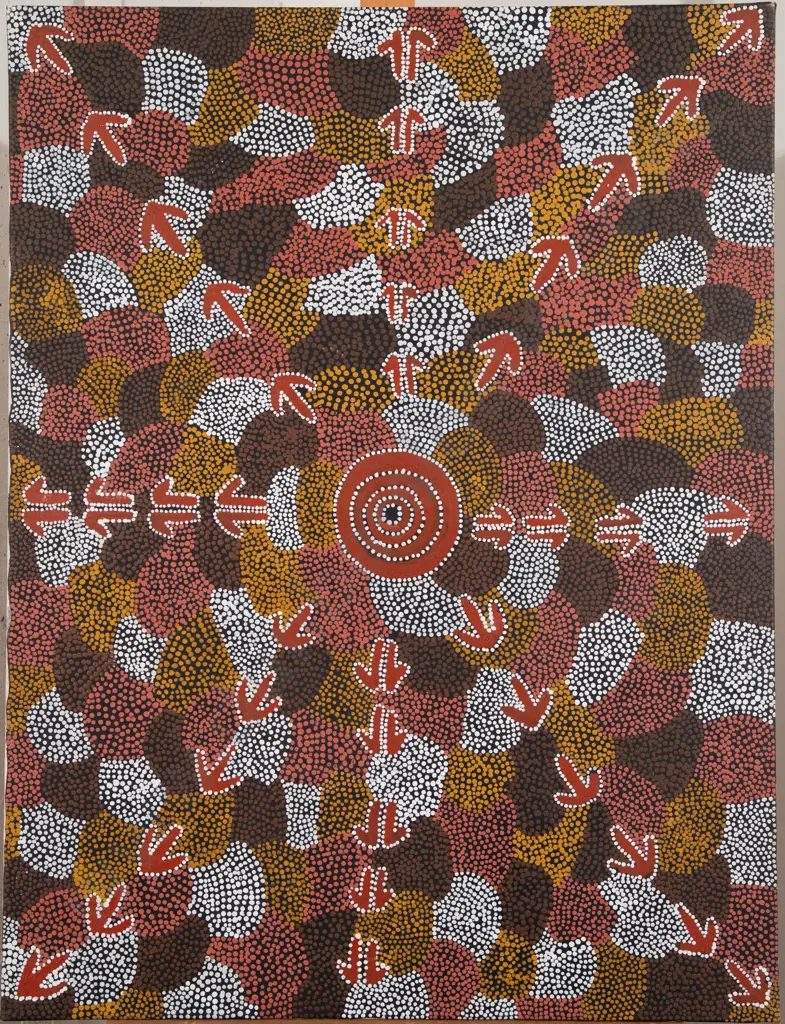 Janet Briscoe - Kangaroo & Emu Dreaming Image 1++