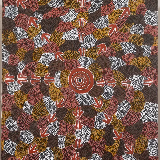 Janet Briscoe - Kangaroo & Emu Dreaming